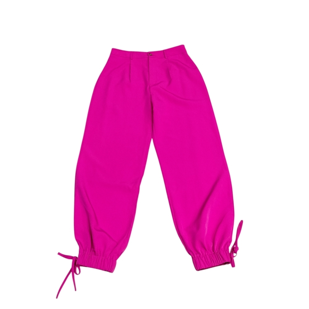 SHEIN Bright Fuchsia Drawstring Jogger Pants